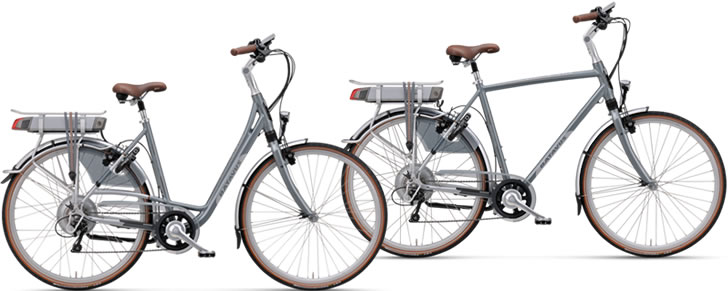 Batavus Mont Blanc Easy elektrische fiets dames / lage instap en heren model