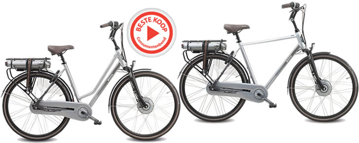 Sparta F8e Beste Koop Consumentenbond elektrische fiets dames lage instap en heren model