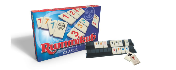 Doos en inhoud Rummikub Original Classic