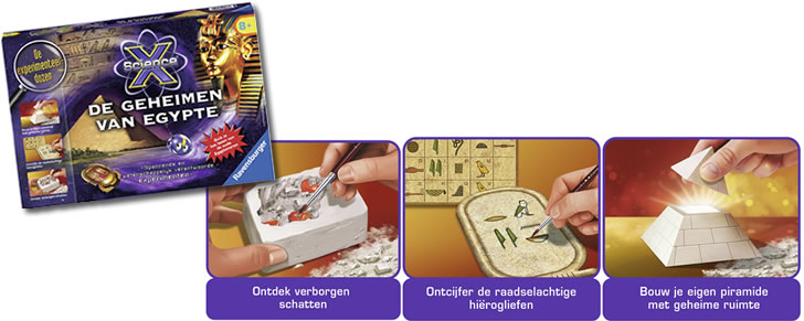 Voorbeeld Ravensburger ScienceX De geheimen van Egypte in Top 10 Beste cadeaus tieners 2017