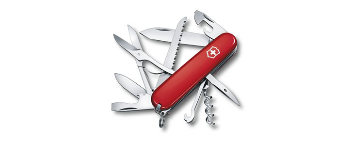 Top 10 beste Zwitserse zakmessen 2017 Victorinox Huntsman