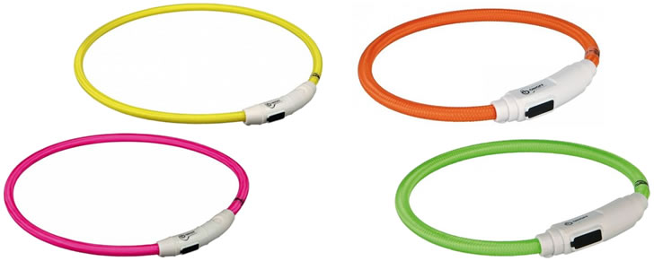 Trixie halsband kat flash light lichtgevend usb in Top 10 Beste Kattenhalsbanden