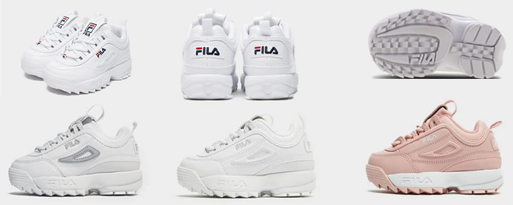 Fila Disruptor II Baby's maat 19 tot 27 in Top 10 Beste Babyschoenen en -sneakers harde zool