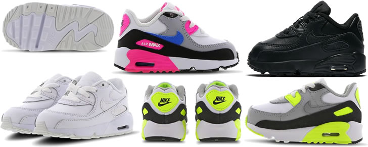 Nike Air Max 90 Baby's Peuters maat 17 tot 27 in Top 10 Beste Babyschoenen en -sneakers harde zool